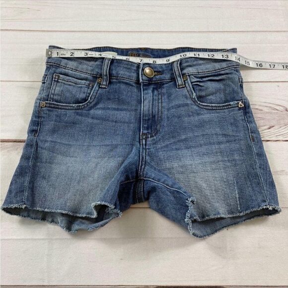 KUT from the Kloth Womens Blue Cutoff Gidget Frey Denim Jean Shorts Size 00 - Picture 11 of 12